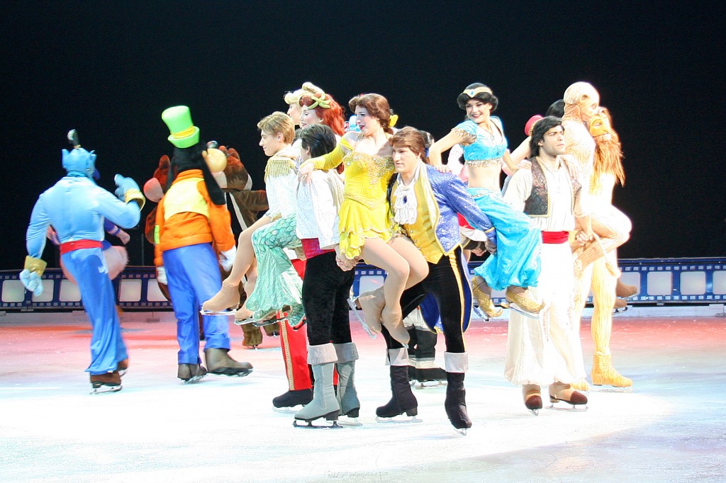 spectacle Disney sur glace le Dôme Marseille janvier 2015