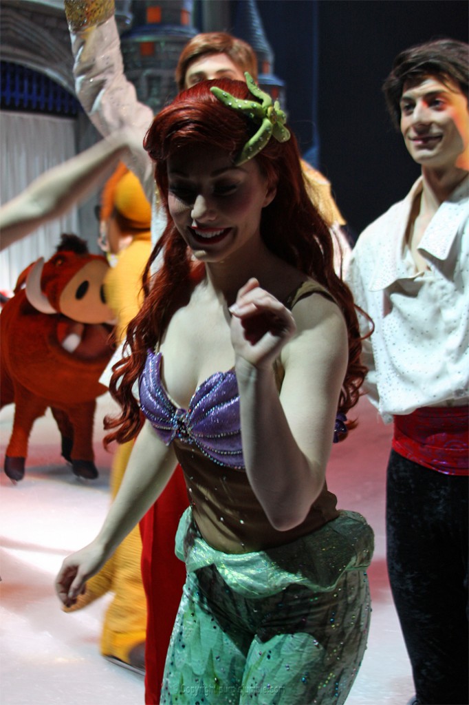 spectacle Disney sur glace le Dôme Marseille janvier 2015