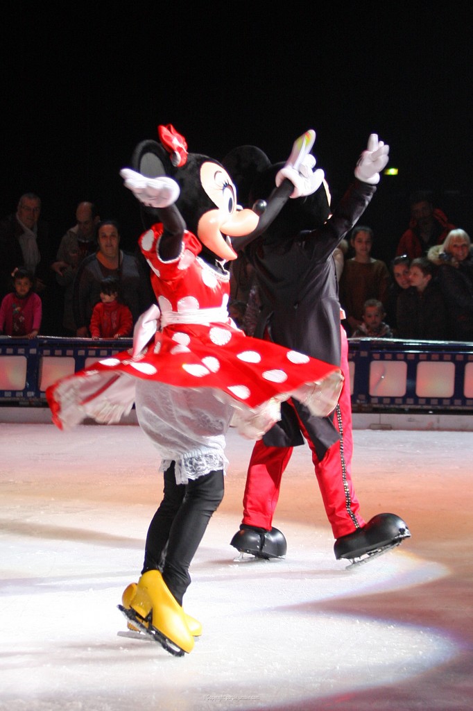 spectacle Disney sur glace le Dôme Marseille janvier 2015