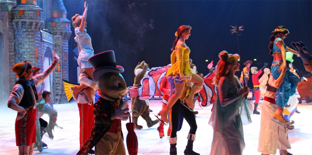 spectacle Disney sur glace le Dôme Marseille janvier 2015