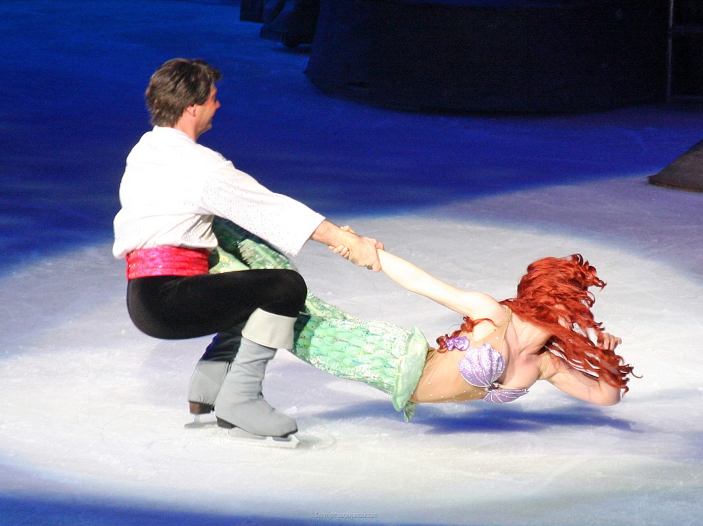 spectacle Disney sur glace le Dôme Marseille janvier 2015