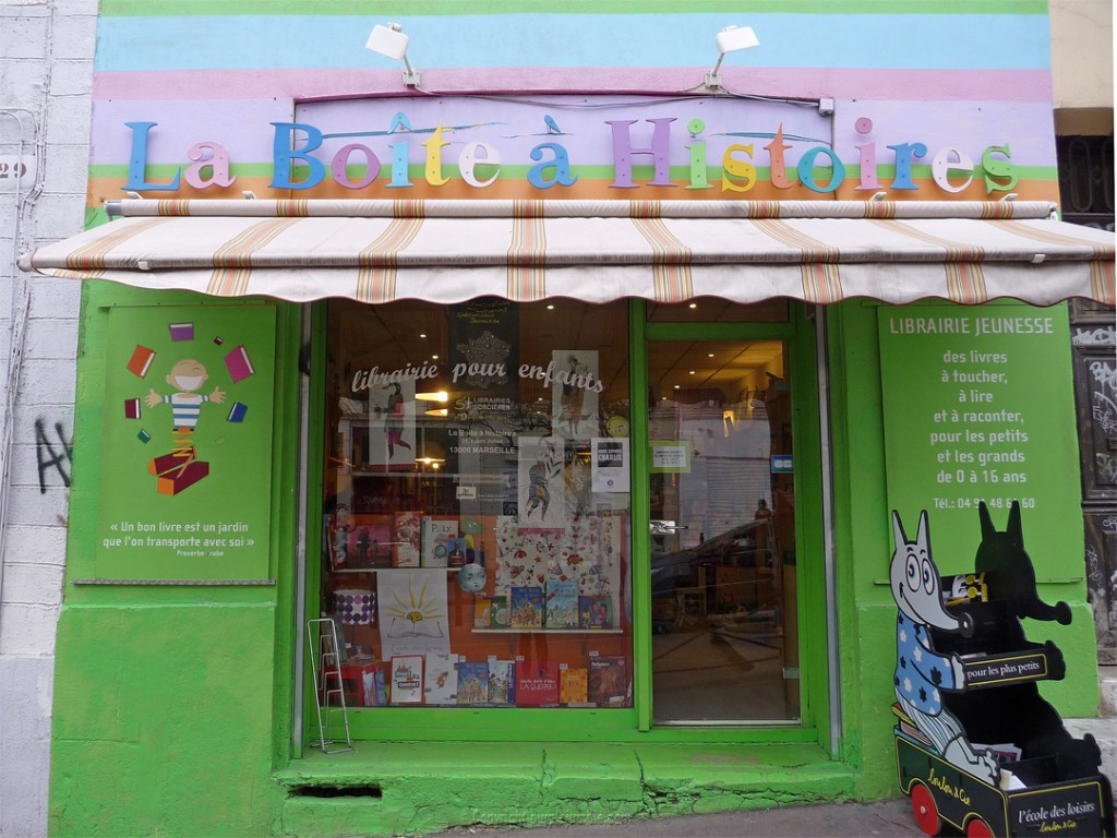 librairie la boite à histoires Marseille