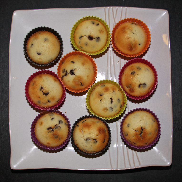 muffins pépites chocolat