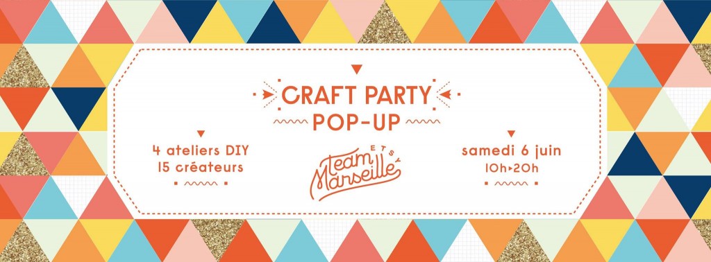 affiche etsy craft party marseille