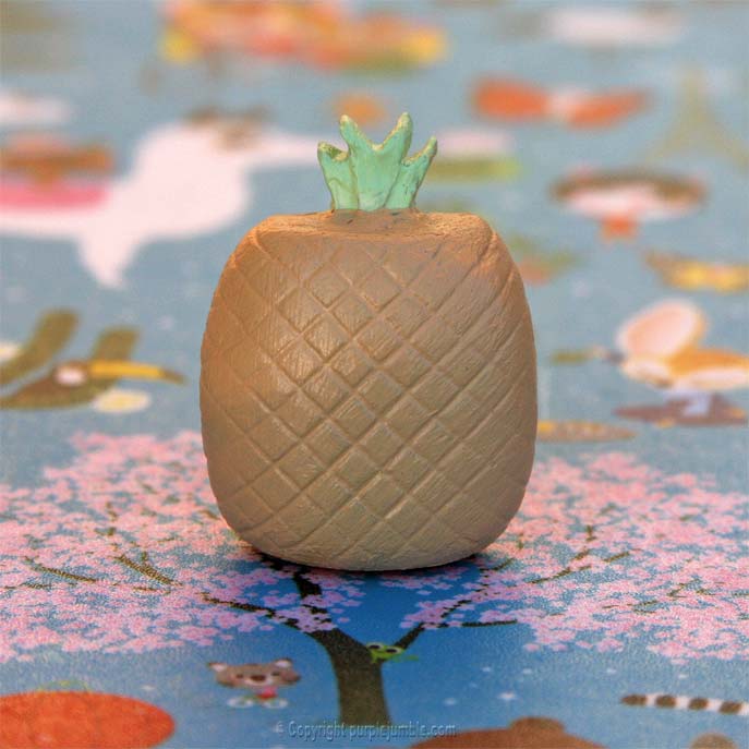 DIY broche ananas 