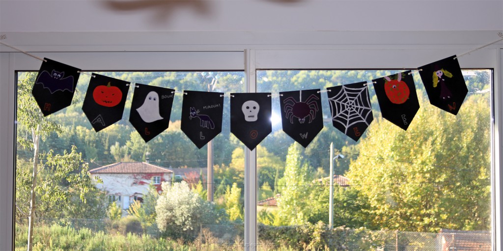 DIY guirlande halloween 