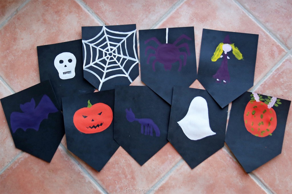 DIY guirlande halloween 