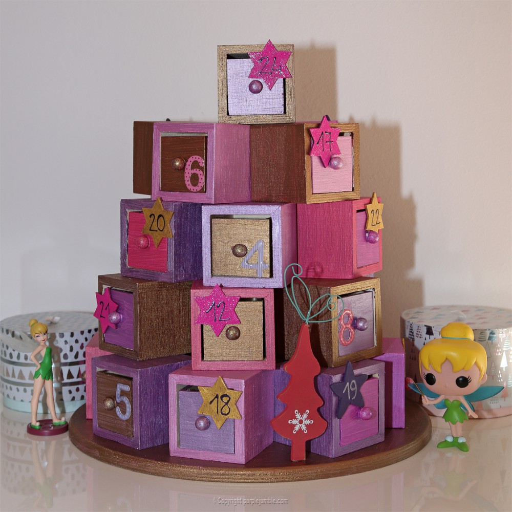 DIY : notre nouveau calendrier de l'avent - Purple Jumble
