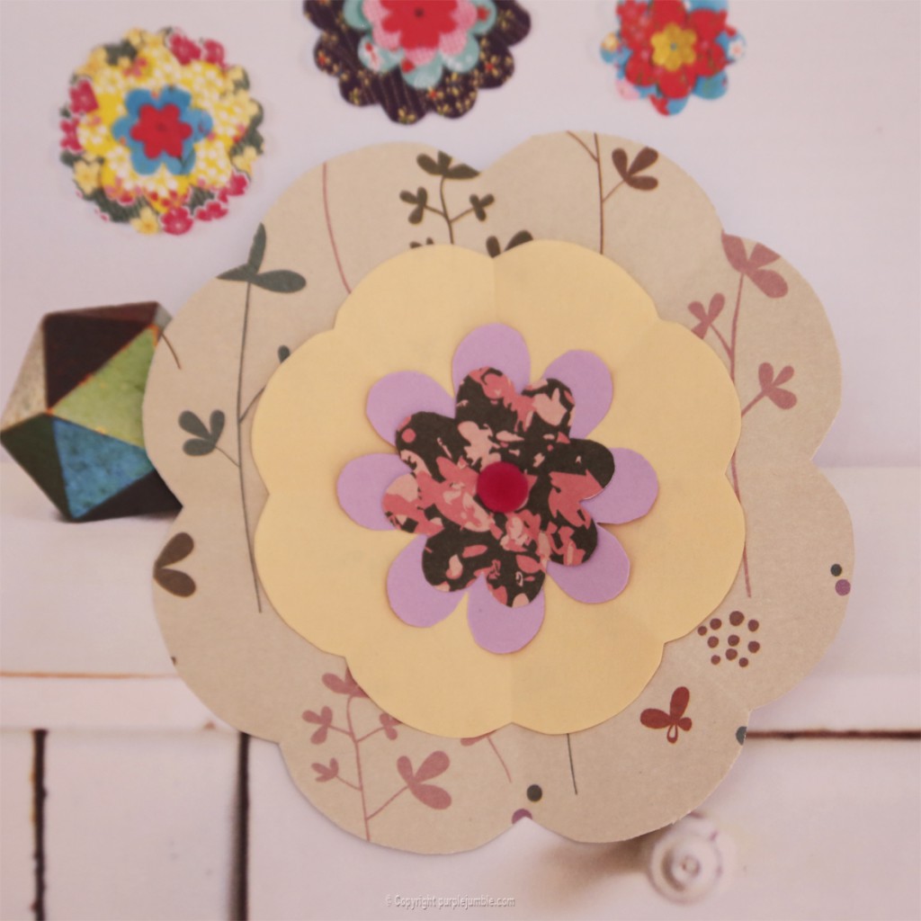 DIY fleurs murales 