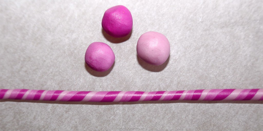 DIY fimo sucre d'orge