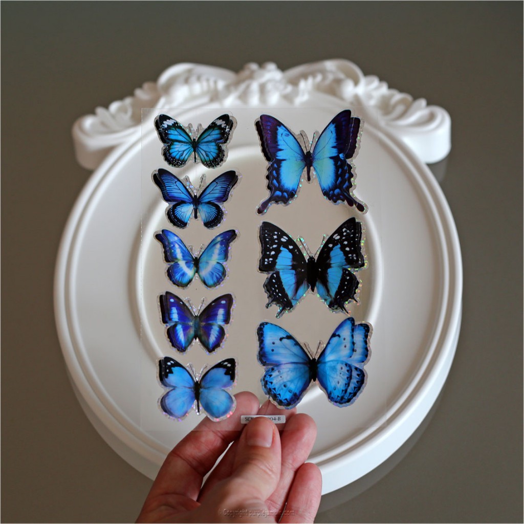 DIY cadre papillons 