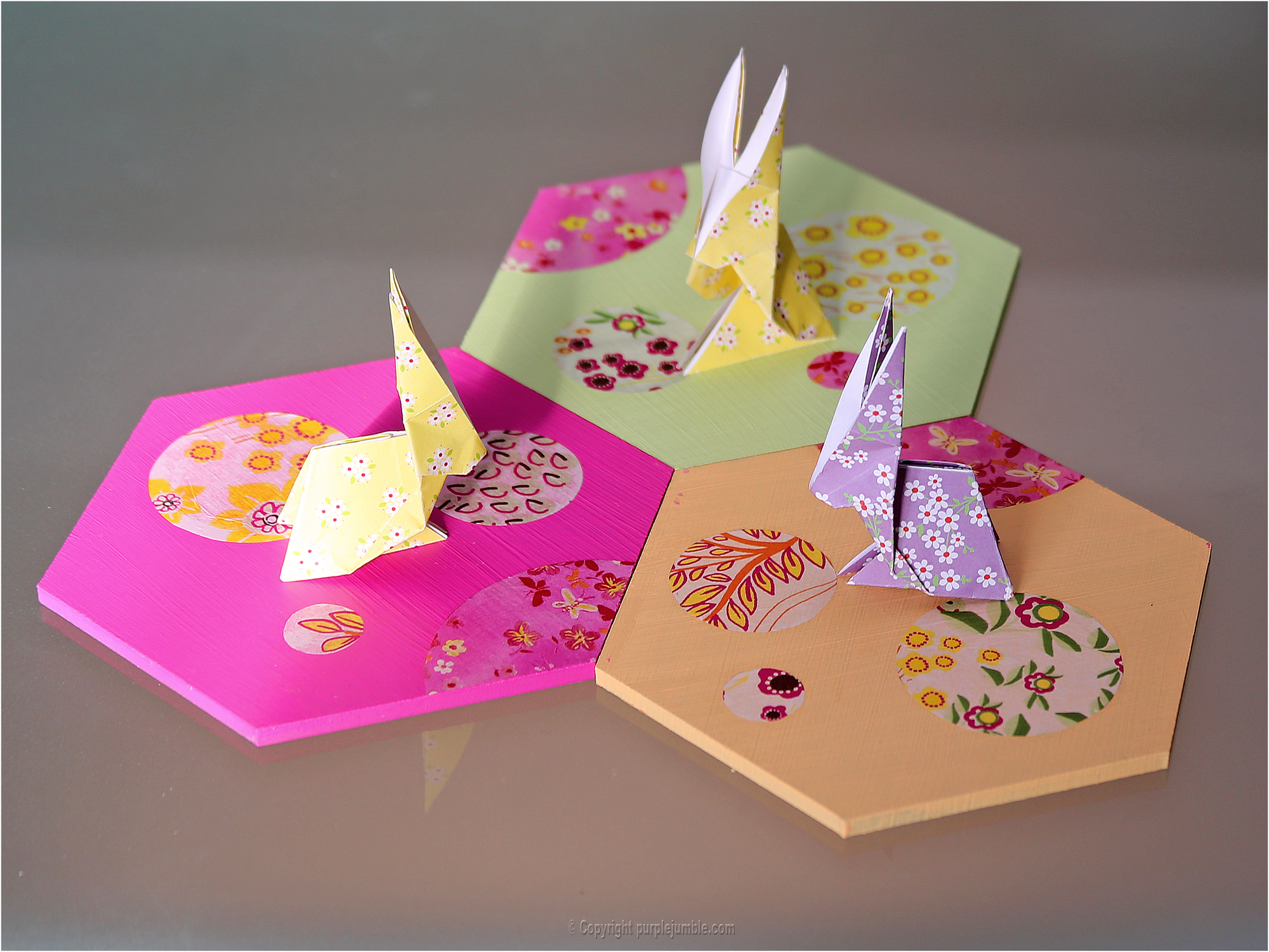 DIY lapin origami