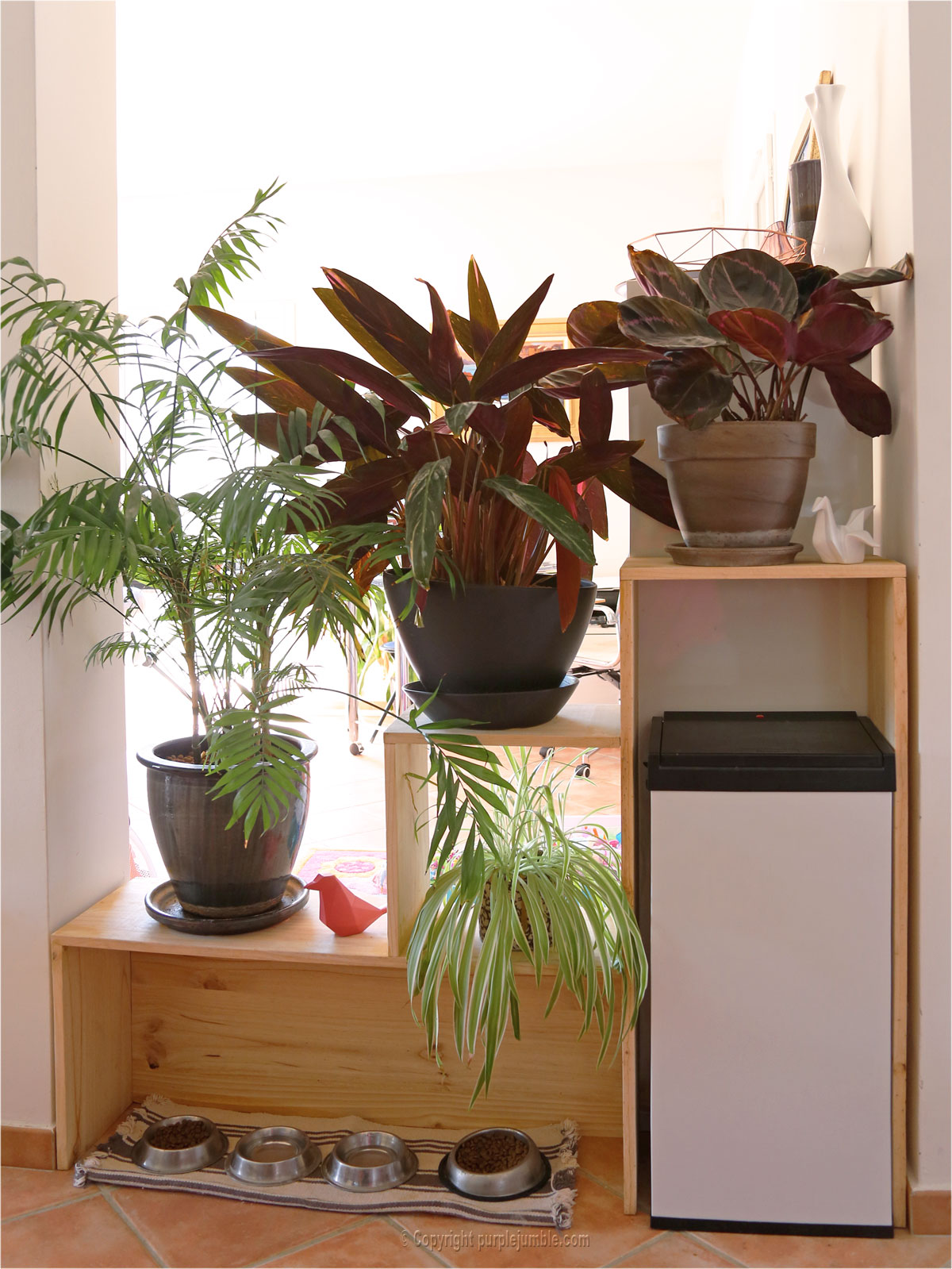 DIY : une étagère en bois sur mesure pour mes plantes - Purple Jumble