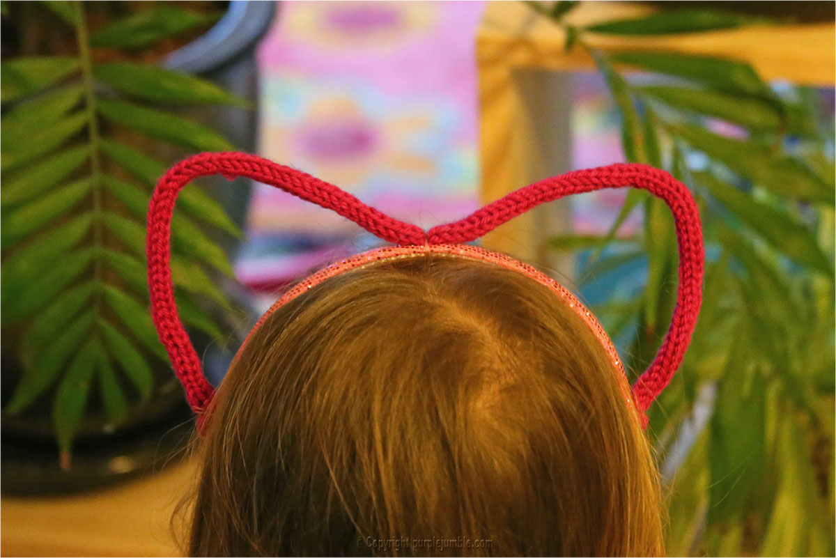 Diy : un serre tête oreilles de chat purple jumble