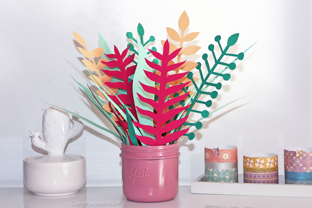bouquet plantes papier photo finale