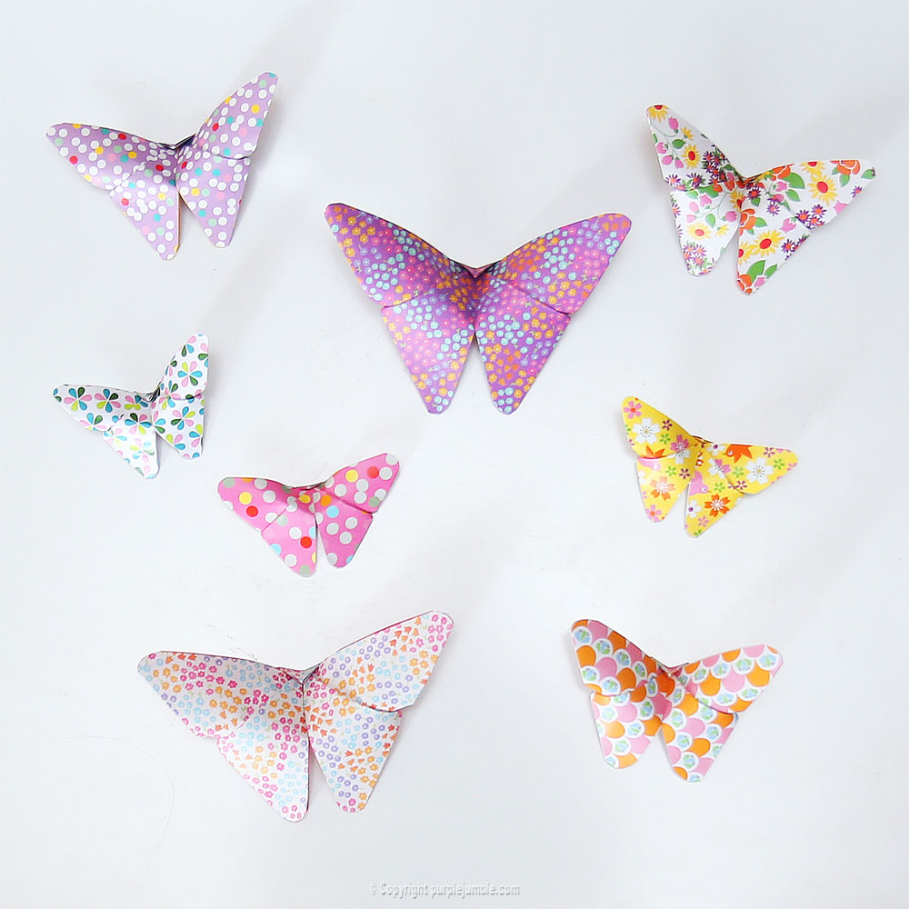 diy papillons origami 