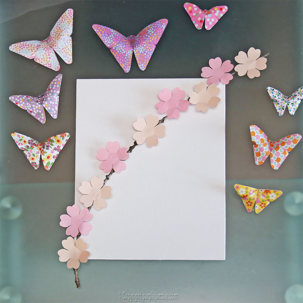 diy papillons origami