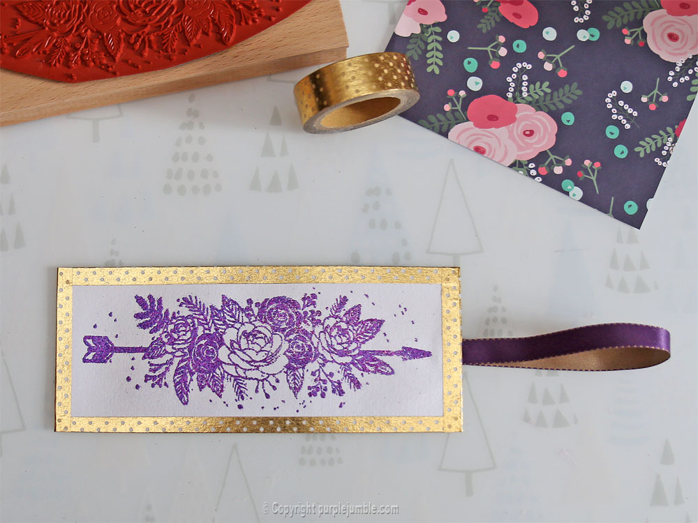 De l'embossage pour de jolis marque pages DIY - Purple Jumble