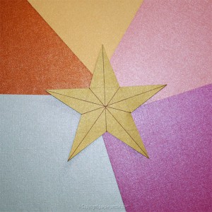 Sapin en papier plié | Chocolat et Scoubidou